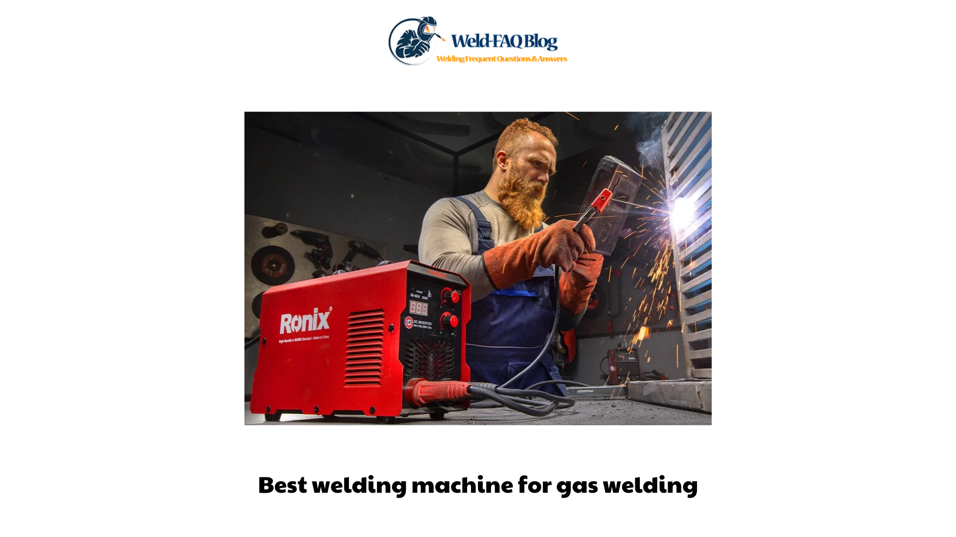 Best welding machine for gas welding