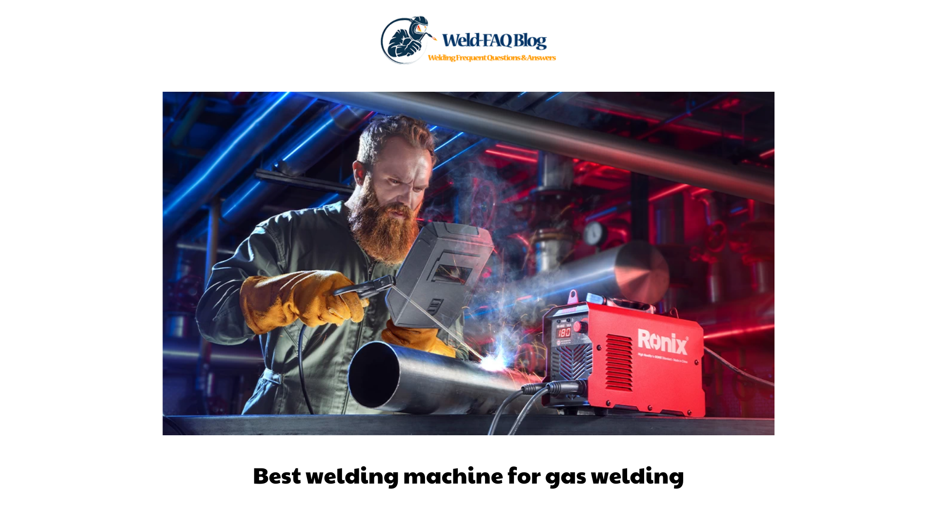 Best welding machine for gas welding